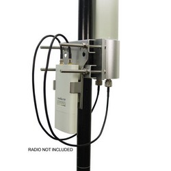 2.4GHz 25dBi双极化MIMO抛物面天线，带Ubiquiti® RocketM2安装套件的图片