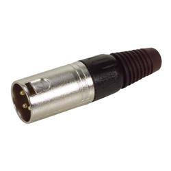 3针XLR连接器，公头的图片