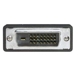 塑料铠装DVI线缆，双通道DVI-D，公头/直角型公头，下出线，3英尺（0.9米）的图片