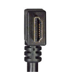 具有以太网功能的高速HDMI 线缆，公头/公头直角式向右出线，3.0m的图片