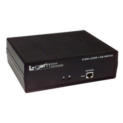 L-com DB9 A/B Switch Box w/Ethernet Control - Non-Latching的图片