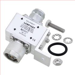 Type N F/F In/Out RF Surge Protector 1.5MHz - 700MHz DC Block 500W 50kA Blocking Cap and Gas Tube的图片