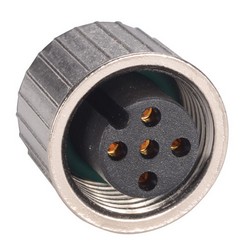 M12 5针A编码公头/母头线缆，0.5m的图片