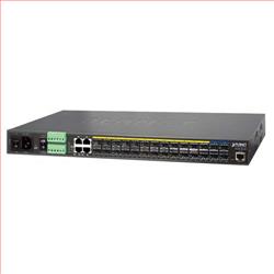 Planet托管式以太网交换机，24个100/1000 SFP端口，4个10G级SFP+端口的图片