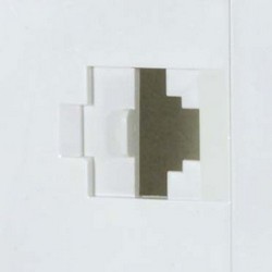 水晶头墙装面板，4.7×2.8英寸（11.9×7.1厘米），三个RJ45的图片