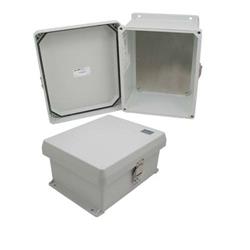 NEMA 4X防风雨外壳，10.0in/25.4cm x 8.0in/20.3cm x 5.0in/12.7cm，带备用铝制安装板，UL®认证的图片