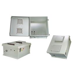 18×16×8英寸（45.7×40.6×20.3厘米）接线盒，开孔盒盖，带符合802.3af标准且设有5类浪涌保护器的PoE接口的图片