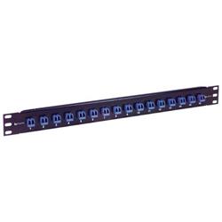 1.75inx19.0inin接线板，配备16个LC单模耦合器的图片