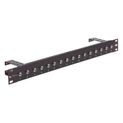 1.75in/4.4cm面板，带16个FC APC陶瓷耦合器和绑线器的图片