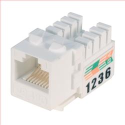 超5类经济型插座直角式，RJ45/110，25个/袋的图片