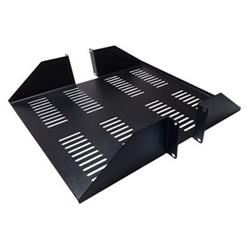 L-com Vented 19" Rackmount Double Sided Shelf-18" Depth 2U的图片