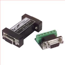 RS232转RS485/RS422接口转换器，DB9公头/DB9母头，端口供电，带光电隔离的图片