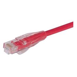 特优型6类线缆，RJ45/RJ45，红，7英尺（2.1米）的图片