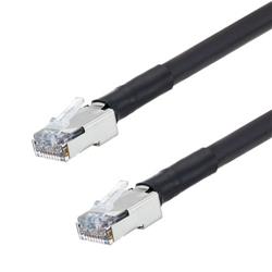 Double Shielded Cat5e Outdoor High Flex PoE Industrial  Ethernet Cable, RJ45, BLK, 150.0ft的图片