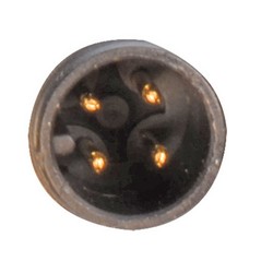 Brad® Ultra-Lock® M12线缆，4针，A编码，IP69K级，公头/母头，22AWG，PVC，黄，5米的图片