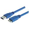 USB 3.0 A - Micro B型线缆，3.0m的图片