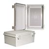 14×10×6英寸（35.6×25.4×15.2厘米）轻质防风雨ABS接线盒，带通用系列安装板的图片