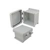 6×6×4英寸（15.2×15.2×10.2厘米）UL®认证工业级NEMA-4X防风雨接线盒，仅接线盒本身，带非金属合页连接结构的图片