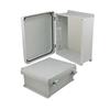 12×10×5英寸（30.5×25.4×12.7厘米）UL®认证NEMA-4X级防风雨接线盒，带非金属安装板和非金属合页连接结构的图片