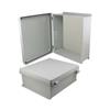 16×14×6英寸（40.6×35.6×15.2厘米）UL®认证NEMA-4X级防风雨接线盒，带非金属安装板和非金属合页连接结构的图片