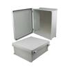 16×14×6英寸（40.6×35.6×15.2厘米）UL®认证NEMA-4X级防风雨接线盒，带铝制安装板和非金属合页连接结构的图片