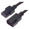 电源线，SJT3-17AWG，EN60320C13/C14，UL/CSA VDE，3英尺3英寸（1米）的图片