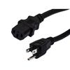 Universal CPU Power Cord - Nema 5-15P to C13 - 15 Amp - 6 FT - Black的图片