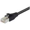 屏蔽6类线缆，RJ45/RJ45，PVC护套，黑，1英尺（0.3米）的图片