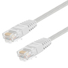 Category 5E Flat Patch Cable, RJ45 / RJ45, White, 2.0 ft的图片